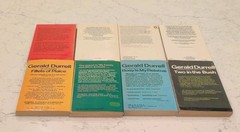 VINTAGE GERALD DURRELL ANIMAL TRAVEL NATURE PAPERBACK BOOK LOT (8)