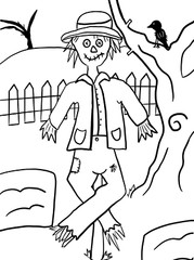 Kangaroo Tales Presents a Halloween Coloring Book (31 Pages) by: Samantha Turney