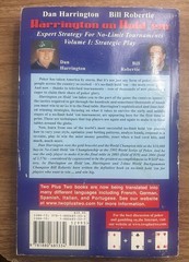 Harrington on Hold ’em Vol 1 Strategic Play by Harrington & Robertie PB