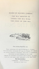 Rachel Carson The Edge of the Sea – First Printing (1955) No Dust Jacket