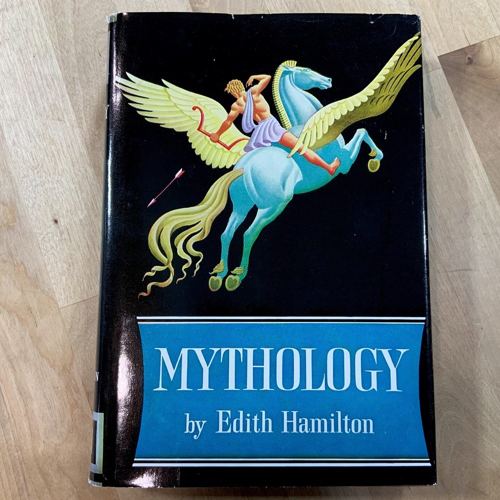 Mythology by Edith Hamilton & Steele Savage Vintage 1942 Edition Hardcover Book