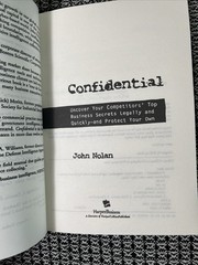 confidential By john nolan, Same-day shipping from the USA, Brand New, Reprint
