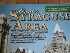 Greater Syracuse NY Phone Book 2014-15 Business ONLY 315 Area Code BIG Free Ship