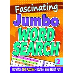 396 pages of Jumbo Word Searches for all Ages