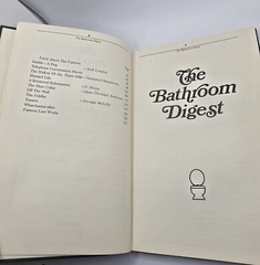 The Bathroom Digest Book 1984 Edited by Kreismer Vintage Humor Paperback USA