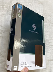 NIV Student Bible Leathersoft Cover Lay Flat Maps Yancey Stafford Reading Plans