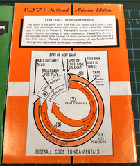 Vintage 1971 Football Rules & Case Books National Alliance NFHS High School