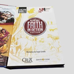 The Action Bible: Faith in Action & Action Bible Lot Hardcover Cariello Sergio
