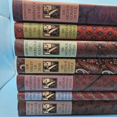 Sherlock Holmes 1994 Book-of-the-Month set of 7 HC/DJ by Sir Arthur Conan Doyle