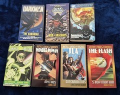 Lot of 6 Assorted Superhero’s Paperback Novels – All in Like New Condition