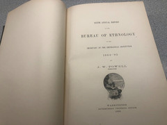 Smithsonian 6th Annual Ethnology 1884-1885-Mayan Codices, NE Eskimo Tribes & Map