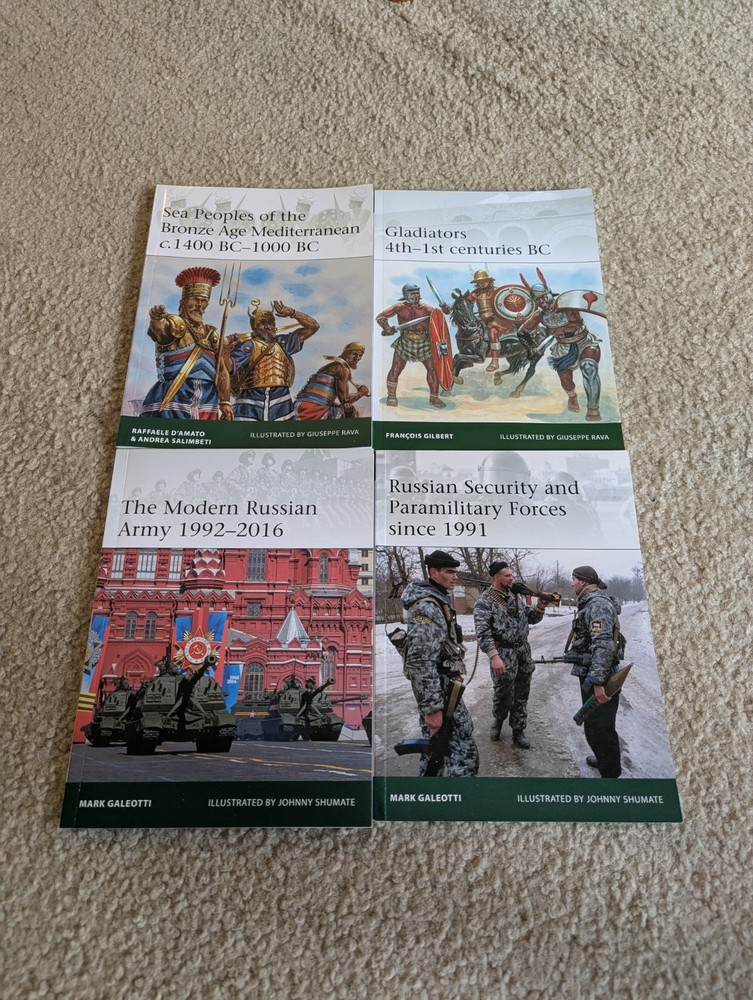 Osprey Elite Series: 4 Volumes, Osprey Publishing, Military History