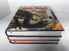 Harry Potter Hardcover/illusrated by Jim Kay books ( year 1,2,4) W/ Dust Covers