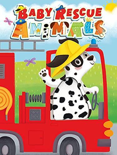 Baby Rescue Animals – Touch and Feel Board Book – Sensory Board Book – GOOD