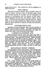 1908 Woman’s Club Cook Book Of Southern Recipes 256 Pages
