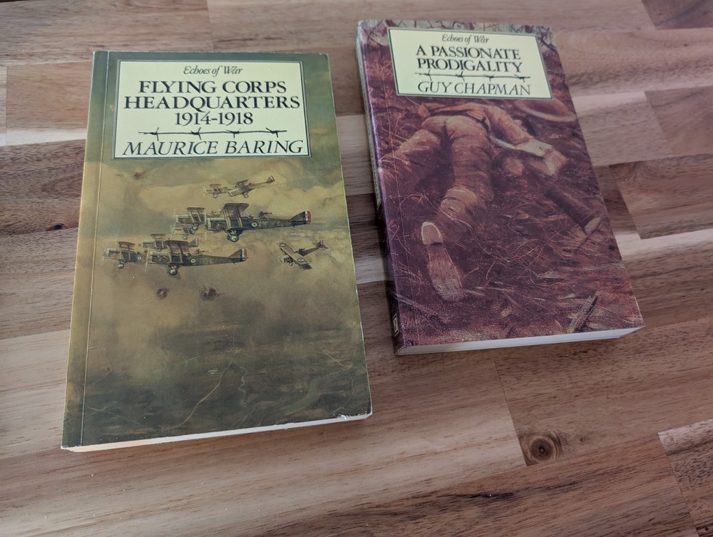 Echoes Of War :Flying Corps Headquarters 1914-1918&A Passionate Prodigality Book