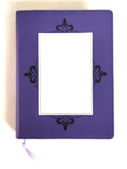 KJV Holy Bible Wide-Margin Personal Notes Edition King James Version Purple
