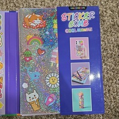 Kaliedoscope (Hinkler) Sticker Bomb „Cool Kawaii” (Hard Cover) Stickers + Book