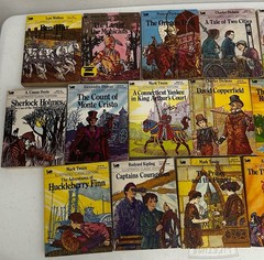 Lot of 17 Moby Books Illustrated Classic Editions Vintage Mini Paperback Books