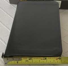 ESV COMPACT THINLINE EDITION BLACK PREMIUM BONDED LEATHER BRAND NEW