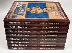 Christian Heroes Then and Now Books Lot of 8 Paperback Janet & Geoff Benge