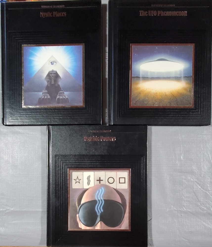 Mysteries Of The Unknown Lot of 3, Mystic Places, UFO, Psychic Powers r