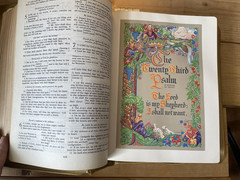 The Holy Bible Good Leader Clarified Edition KJV Illustrated 1957 Vintage