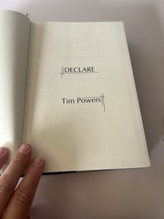 Declare Book Tim Powers Signed Limited Edition Subterranean Press Number 401/474