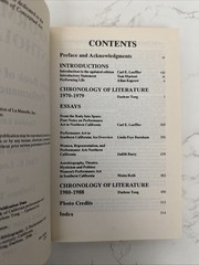 Performance Anthology: Source Book of California Performance Art (Updated Ed…