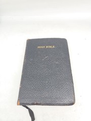 [WATER DMG] Cambridge Holy Bible Concordance Morocco Leather Lined India Paper