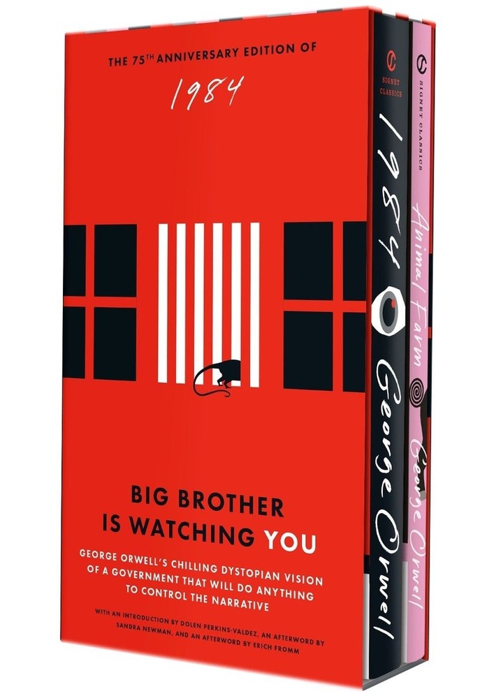George Orwell 2-Book Boxed Set: 1984 and Animal Farm by George Orwell (English)