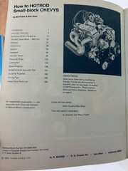How to Hotrod Small-Block Chevys Bill Fisher & Bob Waar – H.P. Books – Some Wear