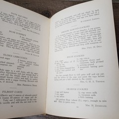 Our Favorite Sweets Dessert Cook Book 1921 Cake & Candy Booth Committee VTG