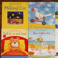 Lot 11 Usborne Easy Words to Read/Phonics Readers First Experiences Books
