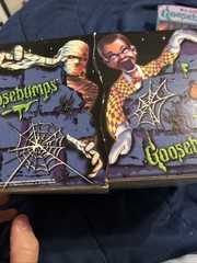 Lot of 19 Vintage 1990’s Goosebumps Books & Rare Cardboard Bookends 1st Print!