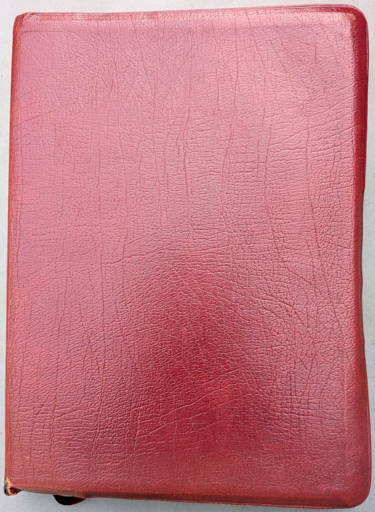 NEW SCOFIELD REFERENCE EDITION Red Cowhide Leather Bible KJV 1969 Oxford