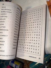 KAPPA Word-Find Pocket Puzzle Volume 192 Pages 130 W/ 58 Puzzles Large Print NEW