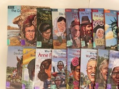 WHO WAS WERE WHAT LOT 43~ Biography Free Shipping Books Classroom Paperback