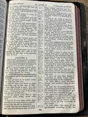 Oxford KJV Bible Longprimer Genuine Morocco Leather Lined Large Print 03699x