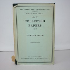 Collected Papers Sigmund Freud Hogarth Press London Vol. 2, 3, 4, 5 1953