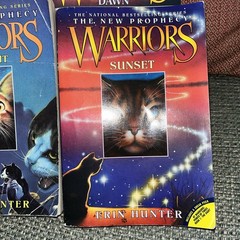 The New Prophecy Warriors Erin Hunter Paperback Volumes 1-4, 6 Lot, Set, 2006