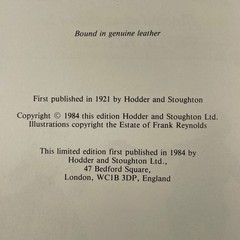 Mr. Pickwick: Pages From The Pickwick Papers Limited Ed. Leather Bound Book 1984
