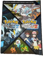 Official POKEMON Black and White Strategy Guide Volume With All Posters Lot Of 3