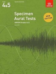 Specimen Aural Tests, Grades 4 5 – Sheet music, by DIVERS AUTEURS – Very Good
