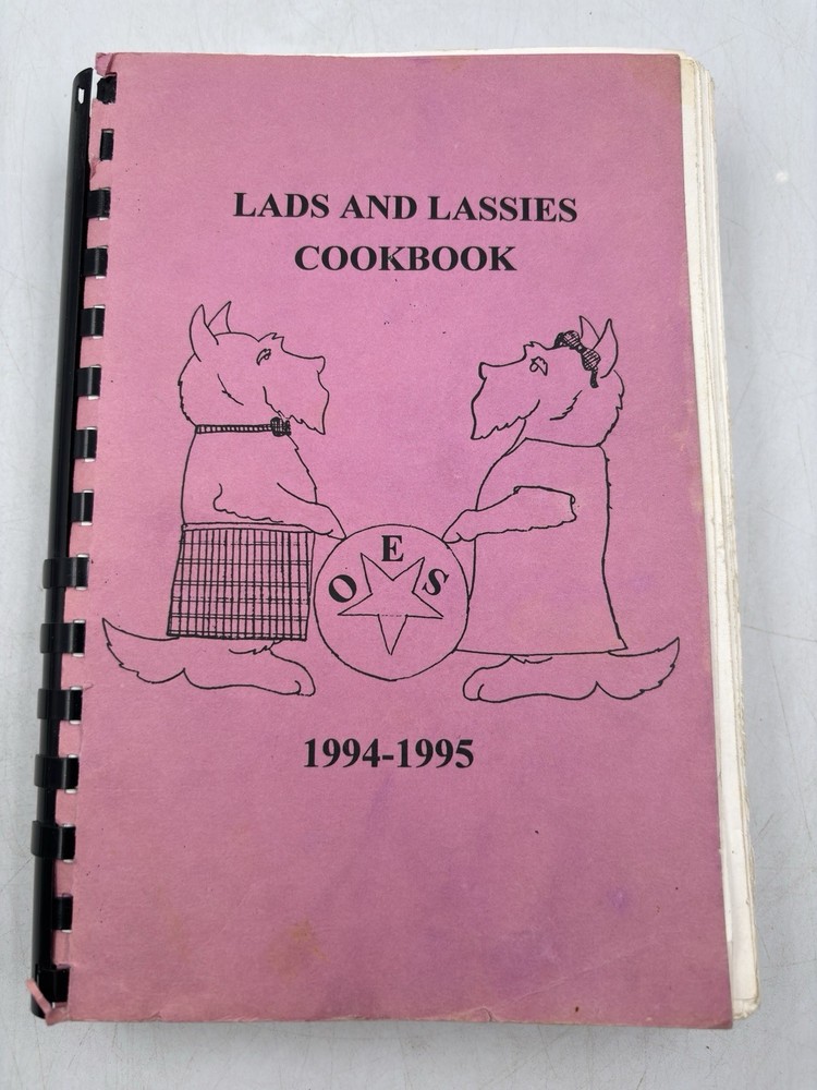 Vintage Lads And Lassies Cookbook 1994-1995 Over 500 Pages of Recipes