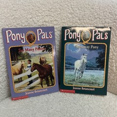 Lot 21 Pony Pals Book Paperback Horse Books Jeanne Betancourt Vintage Scholastic