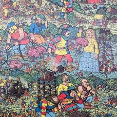THE GREAT WALDO SEARCH 1989 – First Edition Hardcover Book Martin Hanford