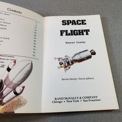 Space Flight Stewart Cowley 1982 Rand McNally Factbooks Illustrated Kids Book