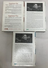 3 VOLUME SET The American Language by H. L. Mencken w/Supplements 1 & 2 HCs
