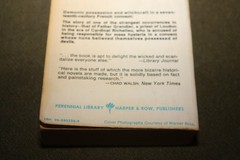 The Devils of Loudun by Aldous Huxley 1971 PB Perennial Movie Tie-In – Damaged